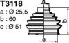 DEPA T3118 Bellow Set, drive shaft